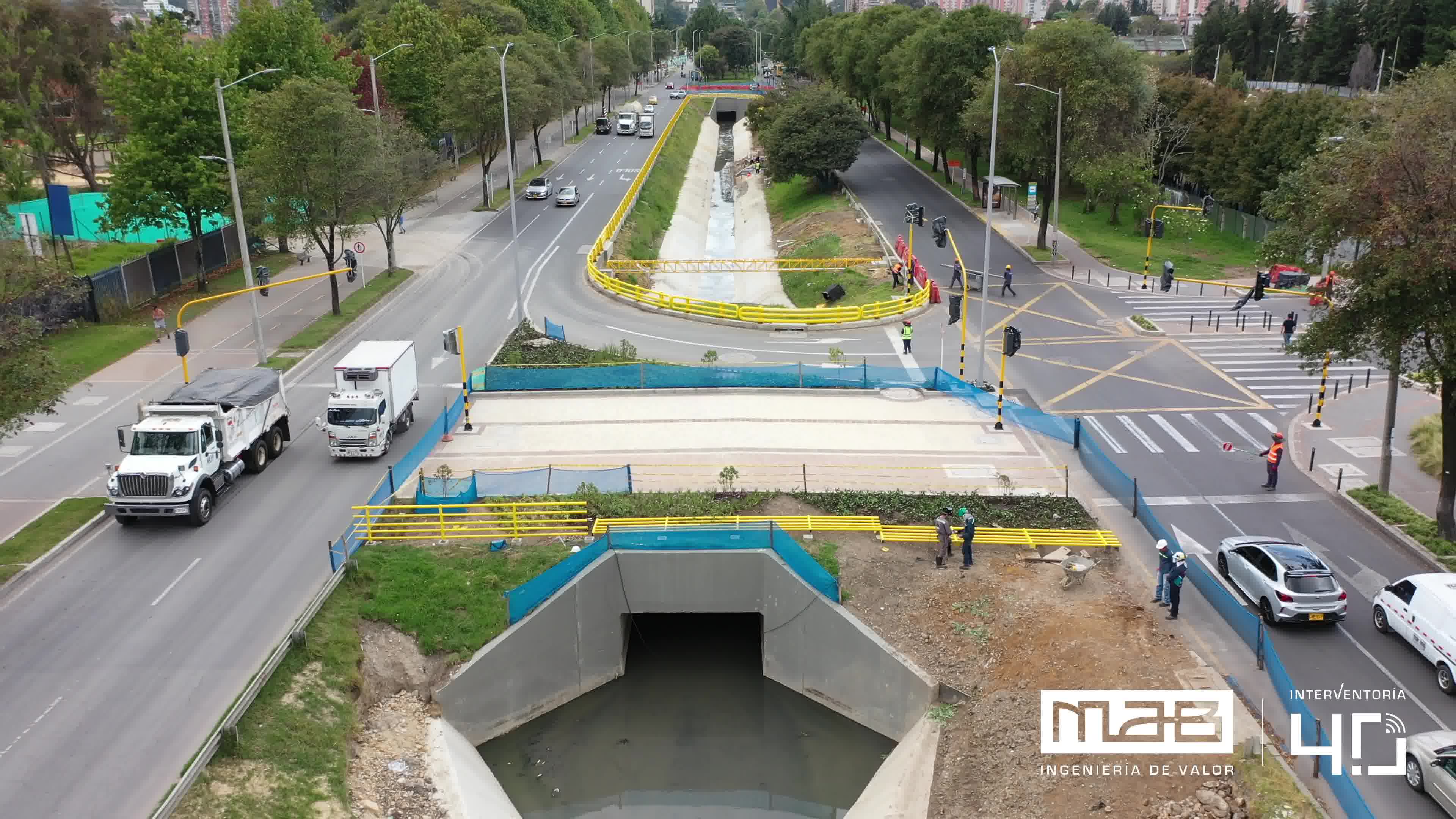 Construcción de la cimentación profunda, box culvert y vías de incorporación del CTIC - Bogotá